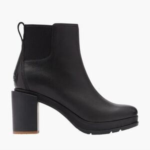 Sorel Blake Block Heel Black Ankle Boots